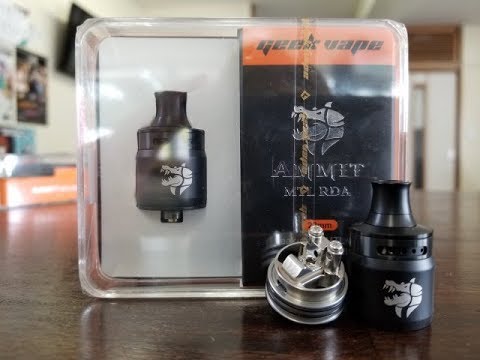 GEEK VAPE AMMIT MTL RDA - YouTube