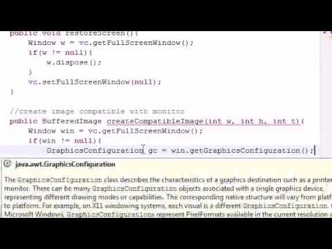 Java Game Development 19 Compatible Buffer Images