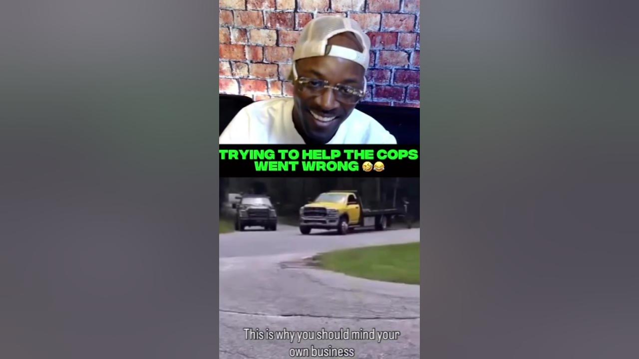 Helping the police goes wrong viral reaction reactionvideo funny