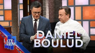 Daniel Boulud Helps Stephen Prepare A Romantic Valentine’s Day Meal