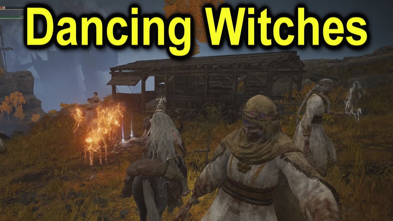 Dancing Witches Navy Hood Full set of Gear Elden Ring YouTube