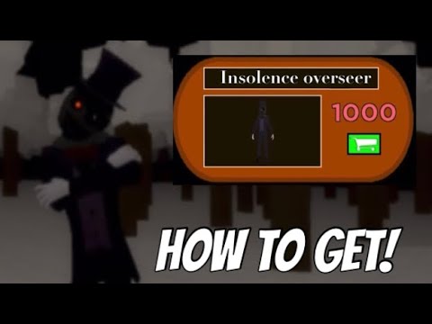 HOW TO GET THE (TIO) SKIN  ROBLOX PIGGY THE INSOLENCE OVERLORD