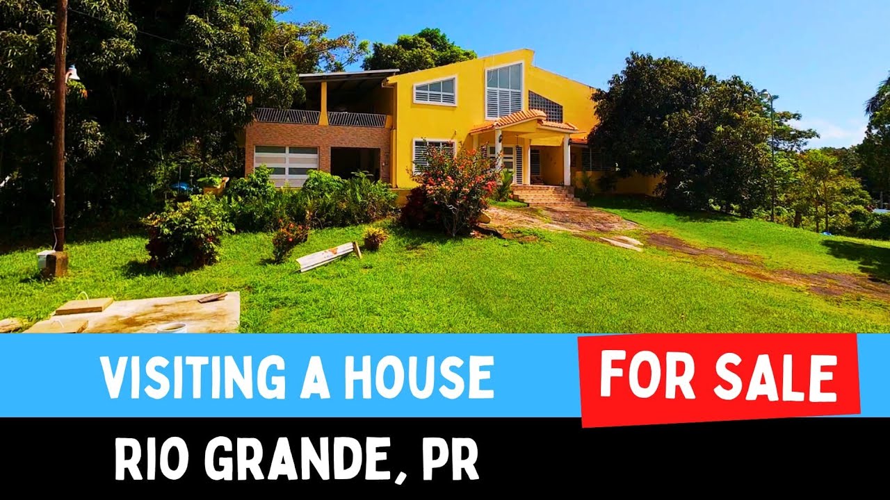 Visité casa de campo a la venta en Río grande PR con placas solares
