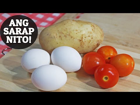 Try this &rsquo;EGG, POTATO AND TOMATO&rsquo; breakfast recipe. Pwede i-ulam sa kanin o i-palaman sa tasty bread