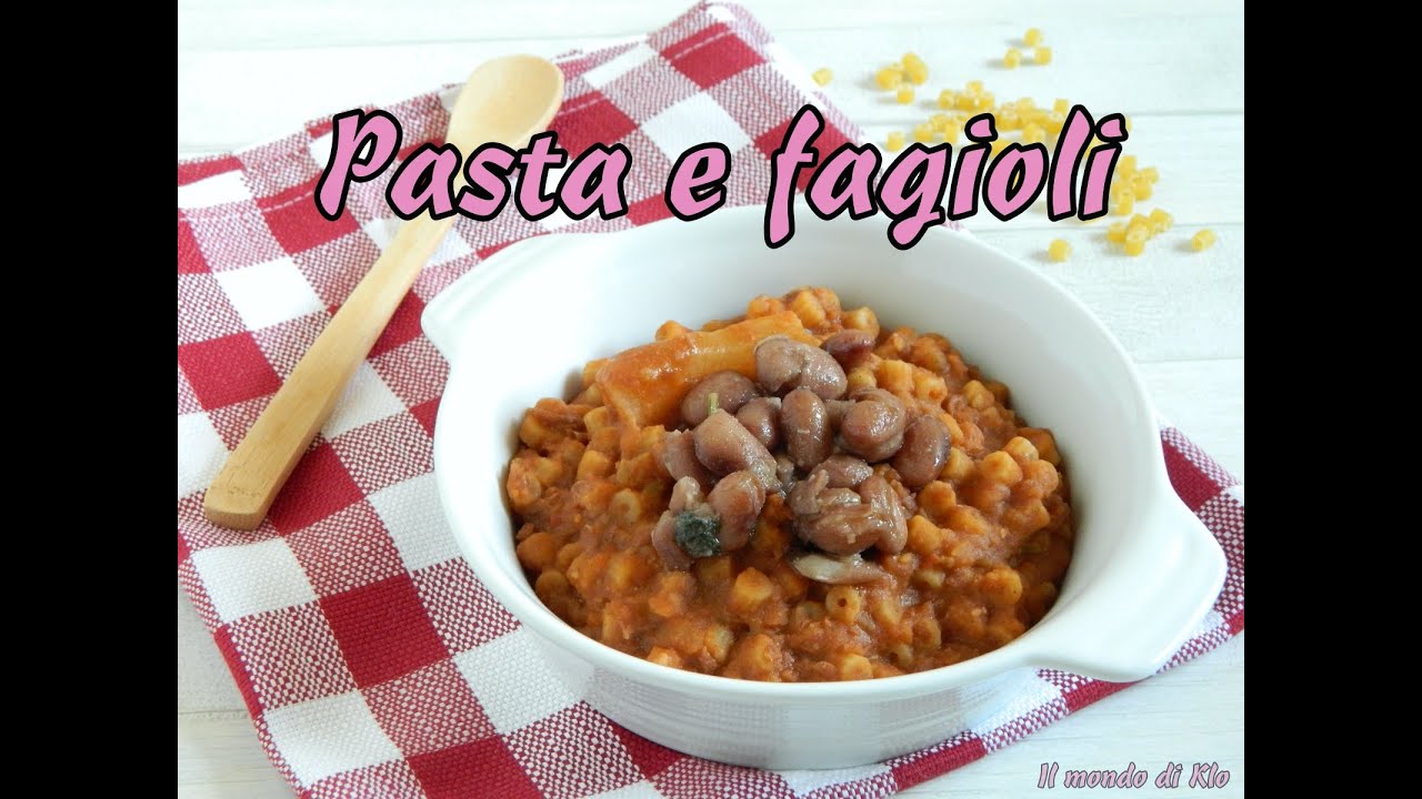 Pasta e fagioli YouTube