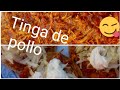 Receta de tostadas de tinga de pollo con chipotle🤤😋😋😋