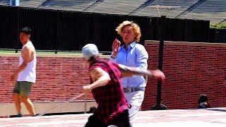 Hilarious Punching People In The HOOD | Prank 