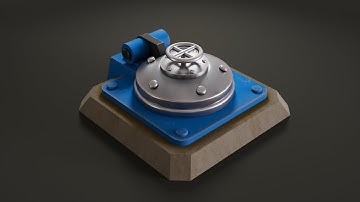 Easy Boom Beach Vault  in Blender Tutorial