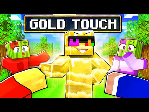 Sunny Has Gold Touch In Minecraft!