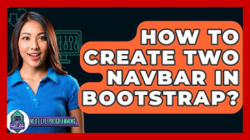 How To Create Two Navbar In Bootstrap? - Next LVL Programming