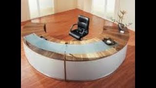 An original and dynamic desk by Dutch furniture designer Jan Willem van der Weij. Seemingly fragile, this little curve actually stands 