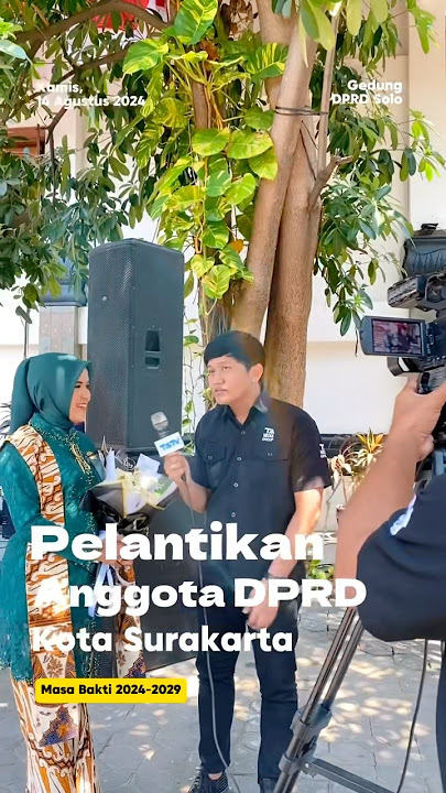 Pelantikan anggota DPRD Kota Surakarta periode 2024-2029. Selalu Ada Cinta Di Surakarta…