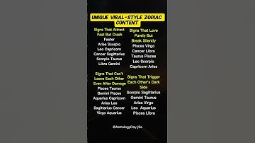 The Raw Truth: Powerful Zodiac Pairings #zodiac #zodiacsigns #astrology #astrologysigns #horoscope