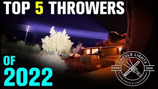 Top Five Flashlight Throwers of 2022 (SBT90.2 shootout!)