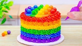 Rainbow Cake Recipesbeautiful Rainbow Ercream Cakeht Mini Cakes
