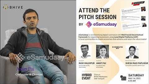 BHIVE Startup Platform - eSamudaay - Teaser