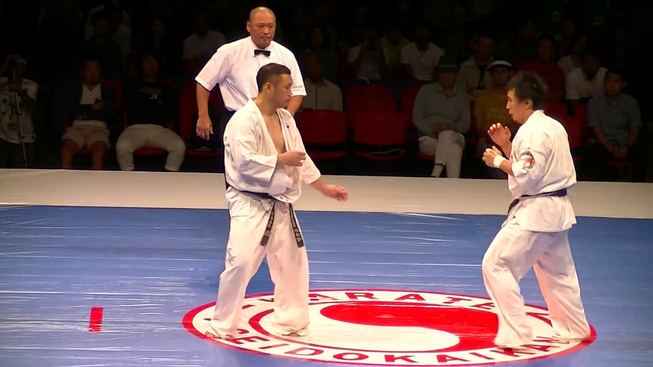 【正道会館】第２１回全日本空手道選手権大会スペシャルマッチ第１試合　地主ｖｓ子安（Ustream版）