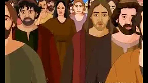 Bible stories for kids - Jesus heals the bleeding woman ( German Cartoon Animation )
