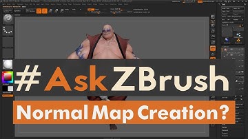 #AskZBrush: “How can I create a Normal Map for a model inside of ZBrush?”