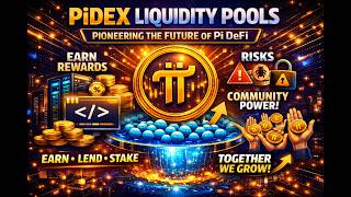 PiDEX लिक्विडिटी पूल | PiDEX Liquidity Pools Explained – The Future of Pi DeFi & Community Power