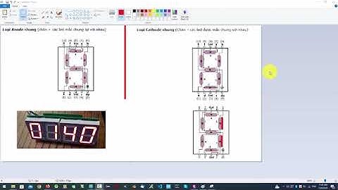 Arduino 2 - Bài 9: Hiển thị LED 7 đoạn