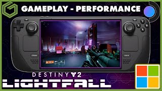 Steam Deck - Destiny 2 LIGHTFALL - Windows - Gameplay & Performance Test screenshot 3