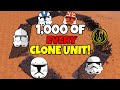 1,000 of EVERY Clone Trooper BATTLE ROYALE! - UEBS: Star Wars Mod Battle Simulator