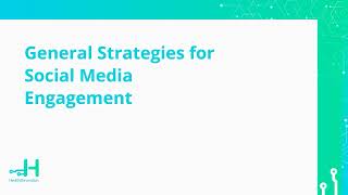 Social Media Platforms - Health2Innovation Module 2 Topic 2