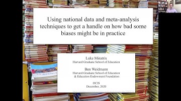 Luke Miratrix: Getting a handle on how bad some biases might be in practice