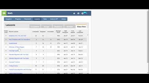 Unassign Multiple Lessons to Entire Class-MobyMax