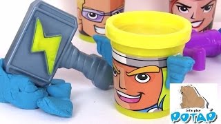 Пластилин Плей До на Русском Play Doh Капитан Америка. Мстители. Пластилин для Детей(Сегодня в «Потапе» мы будем снаряжать героев фильма Мстители: Капитан Америку, Тора, Халка и других! Будет..., 2016-10-02T12:08:06.000Z)