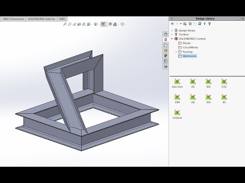 SOLIDWORKS Tech Tip: Adding Weldment Profiles