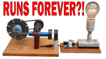 It Keeps Spinning and Powers a Light?! Free Energy or Magnetic Illusion?