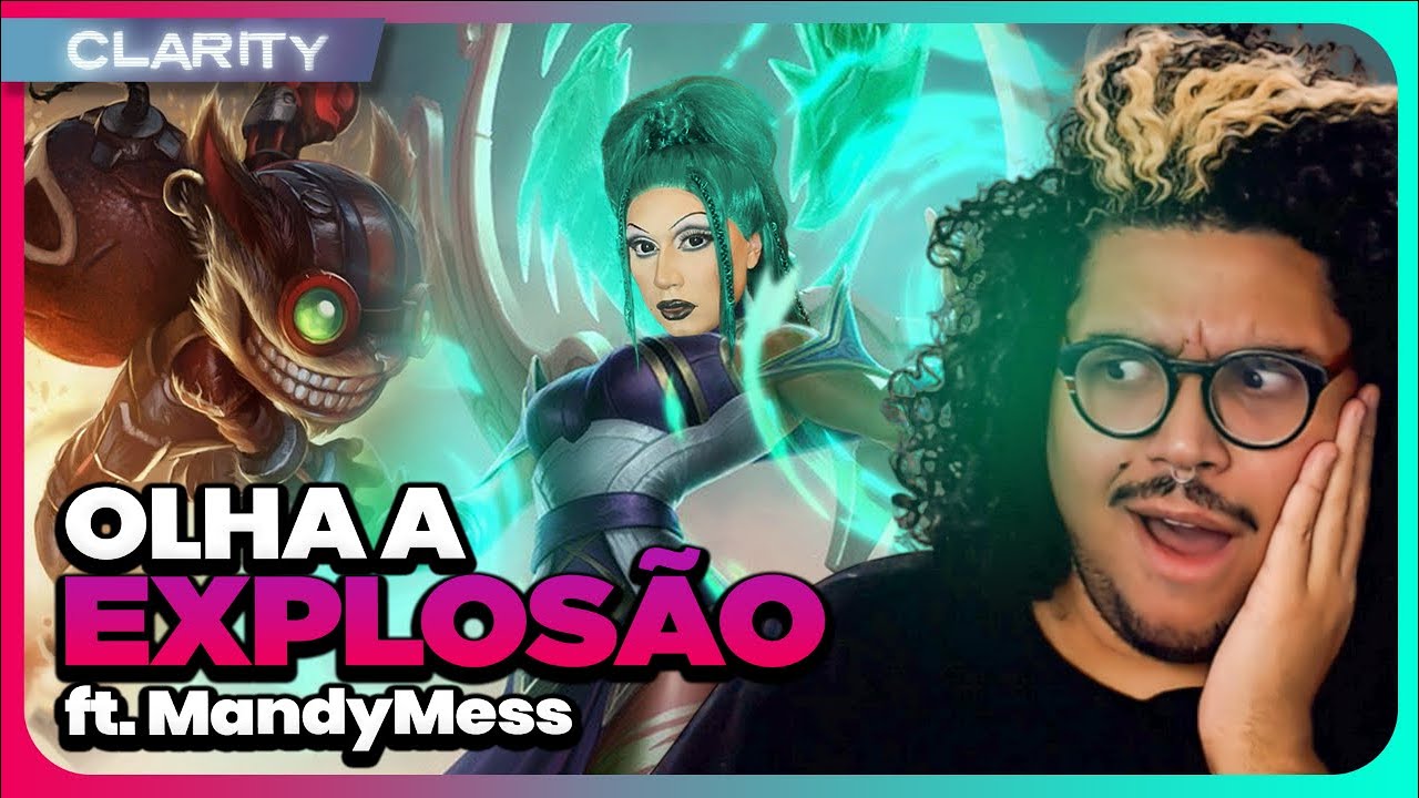LUX DANDO GHOST E AINDA PERDEU PRAS MUSAS ft @Mandy Mess | LEAGUE OF LEGENDS |