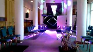 Catwalk Lighting Dj Aldini mobile disco Lancashire for a Wedding Fair Resimi