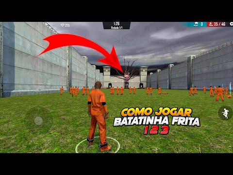 BATATINHA FRITA 1, 2, 3 ROUND 6 NO FREE FIRE!! 