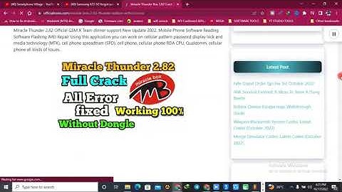 MIRACLE BOX 2.82 | MTK SPD FLASH TOOL | ONE CLICK REMOVE FRP | infinix, tecno , Itel unlock tool