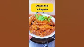 Chân gà hầm phồng giòn #food #latest #magic #shorts #chicken #delicious #cooking #recipe #iphone