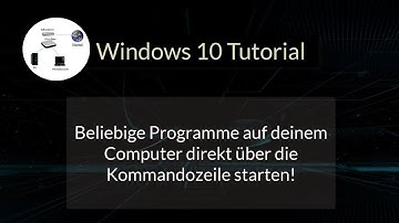 Programme direkt über die Kommandozeile von Windows 10 starten! Umgebungsvariable PATH  nutzen!