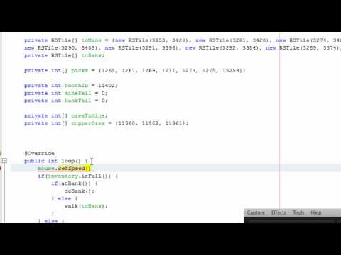 RSBot Scripting Lesson 5; Changing the mouse speed