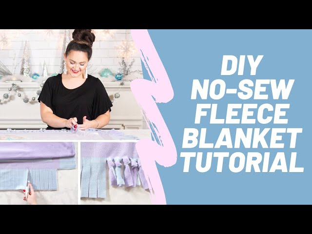Show Me Sewing: Tied Fleece Blanket Kit Tutorial
