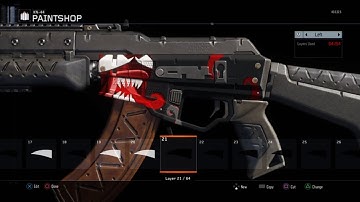 Black ops 3 Carnage emblem paintshop camo tutorial