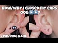 closing my stretched ears