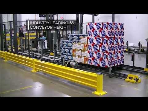 Cousins Packaging - Beer and Beverage Pallet Wrapper with 3.5" Conveyor Height