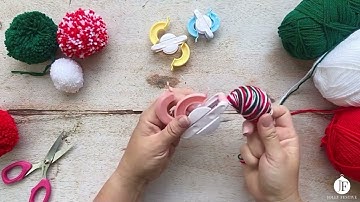 How To Make A Multi Coloured Pom Pom (With Pom Pom Maker) Tutorial