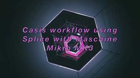 Vicky Casis workflow using Splice with Maschine Mikro MK3