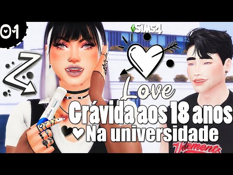 NOVA SÉRIE: GRAVIDEZ NA ADOLESCÊNCIA 👶🏽🤍, EP01, Gameplay, The Sims 4