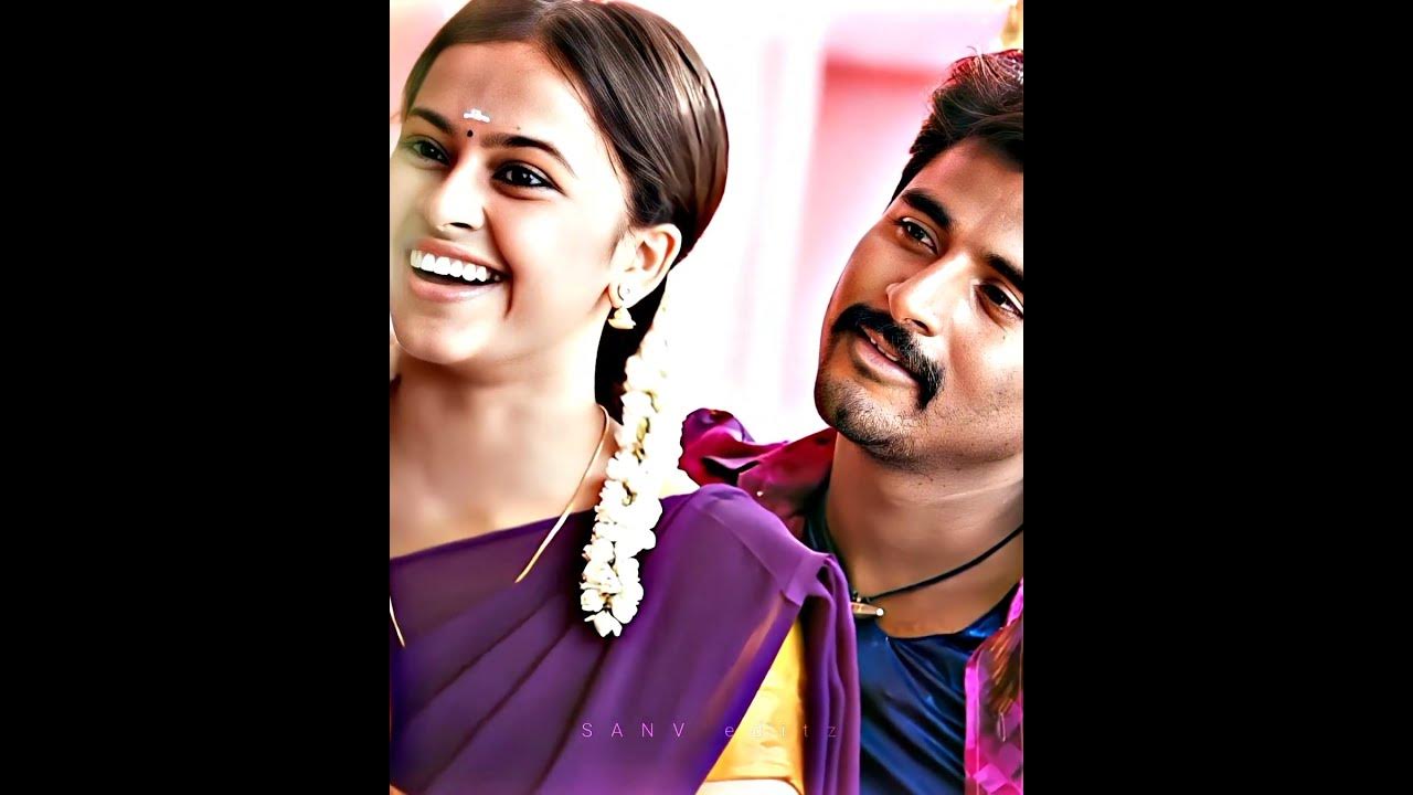 🤍oodha color ribbon💙 sivakarthikeyan sri divya love song💕