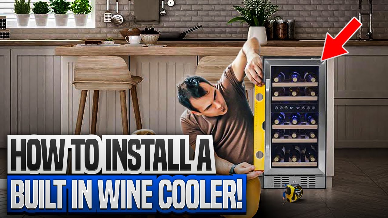 how-to-install-a-built-in-wine-cooler-youtube