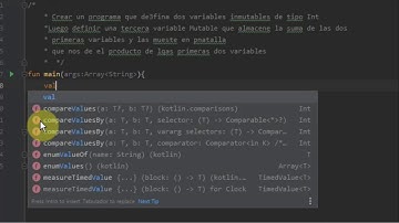 Primer programa en Kotlin